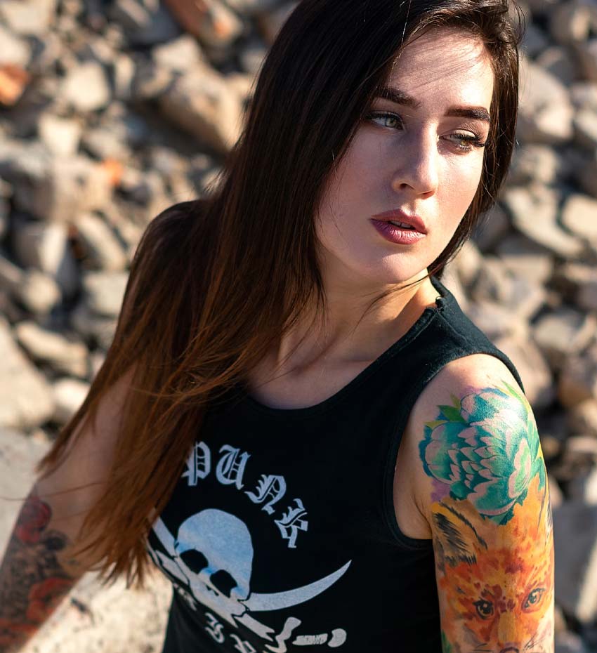 Woman with Tattooed Arms Woman with Tattooed Arms